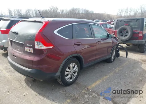 2012 Honda Cr-V Ex-L z USA, uszkodzony, nr VIN 5J6RM4H71CL024969